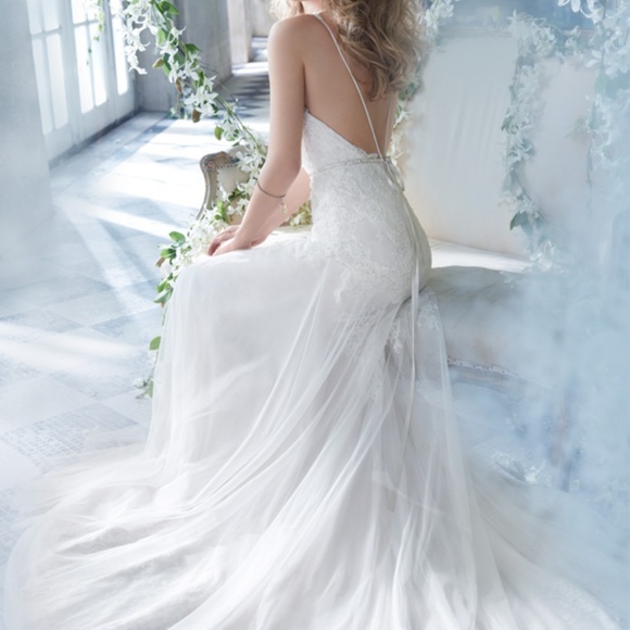 BRAND NEW Alvina Valenta Av9405 wedding dress - Picture 4 of 8